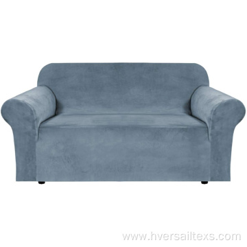 Stretch Velvet Non Slip Loveseat Cover Width 58"-72"